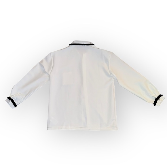 Unisex Button-down Shirt w/ Tassled Details - Picture 6 of 8